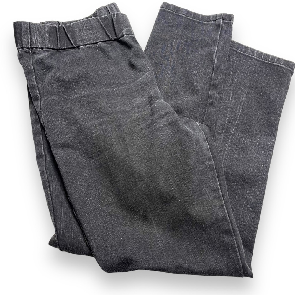 Soft Surroundings Black Metro Leggings Size Large Pull On Elastic Waist.
